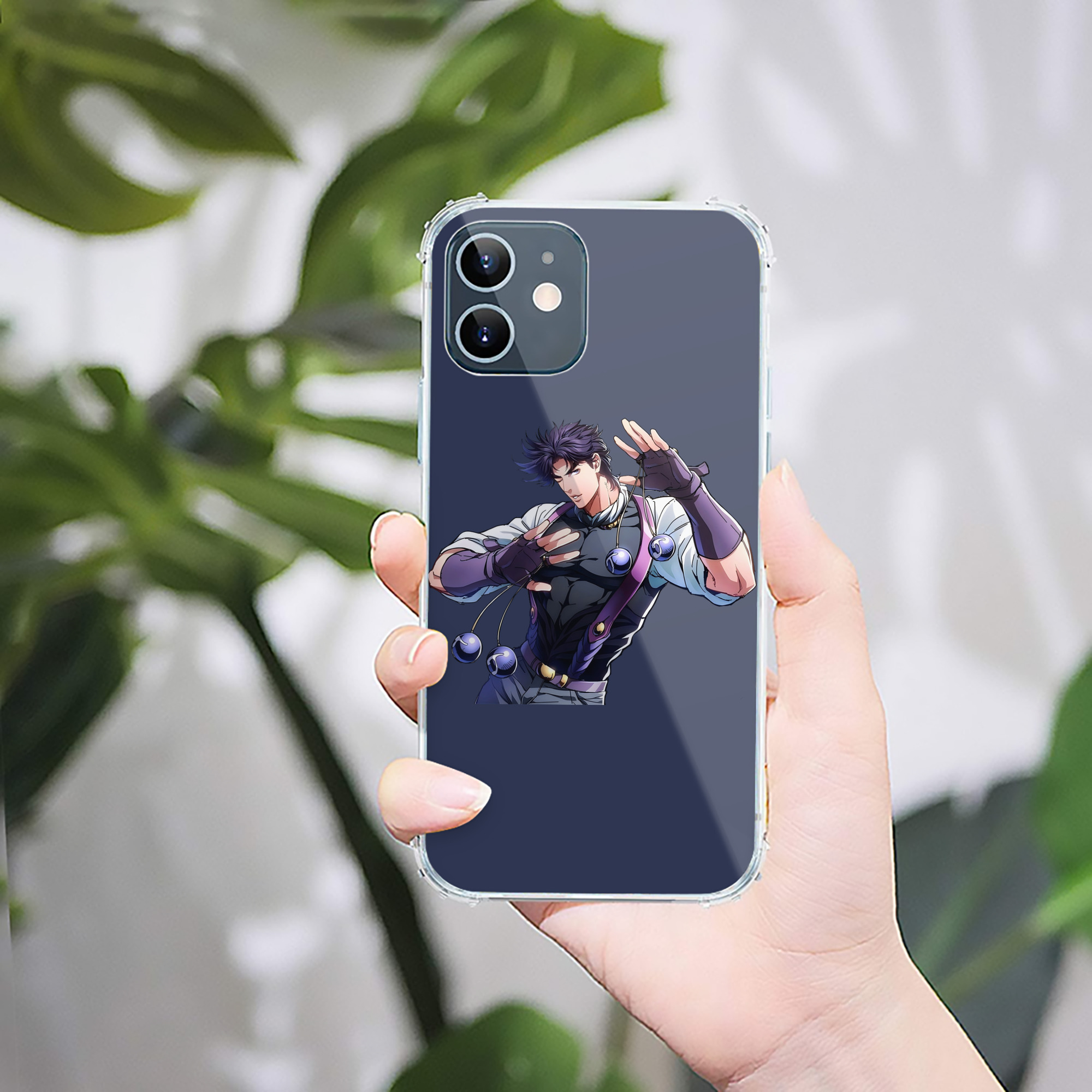 （画像用） ジョジョの奇妙な冒険 JoJo's Bizarre Adventure 【iPhone 12シリーズ対応】透明スマホケース（クリアソフトケース）